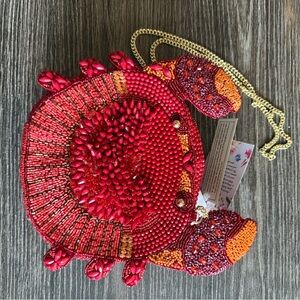 NWT Beaded Crab Viral Purse